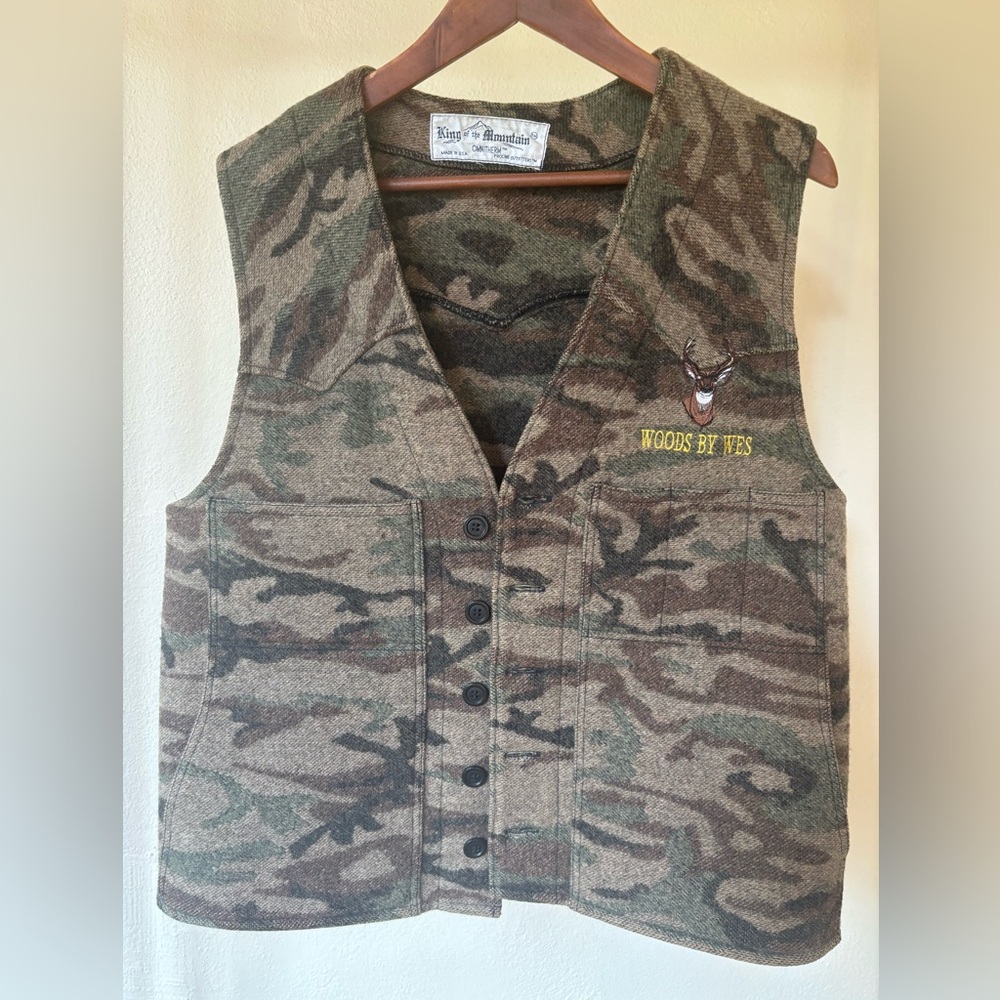 King of the Mountain wool vest